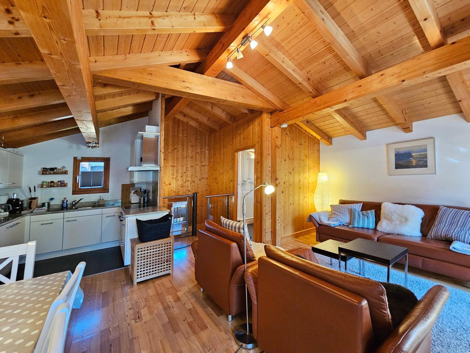 Chalet Flair Saas-Fee Bagian luar foto
