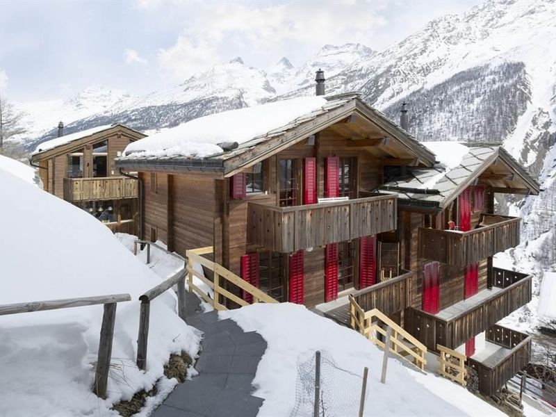 Chalet Flair Saas-Fee Bagian luar foto